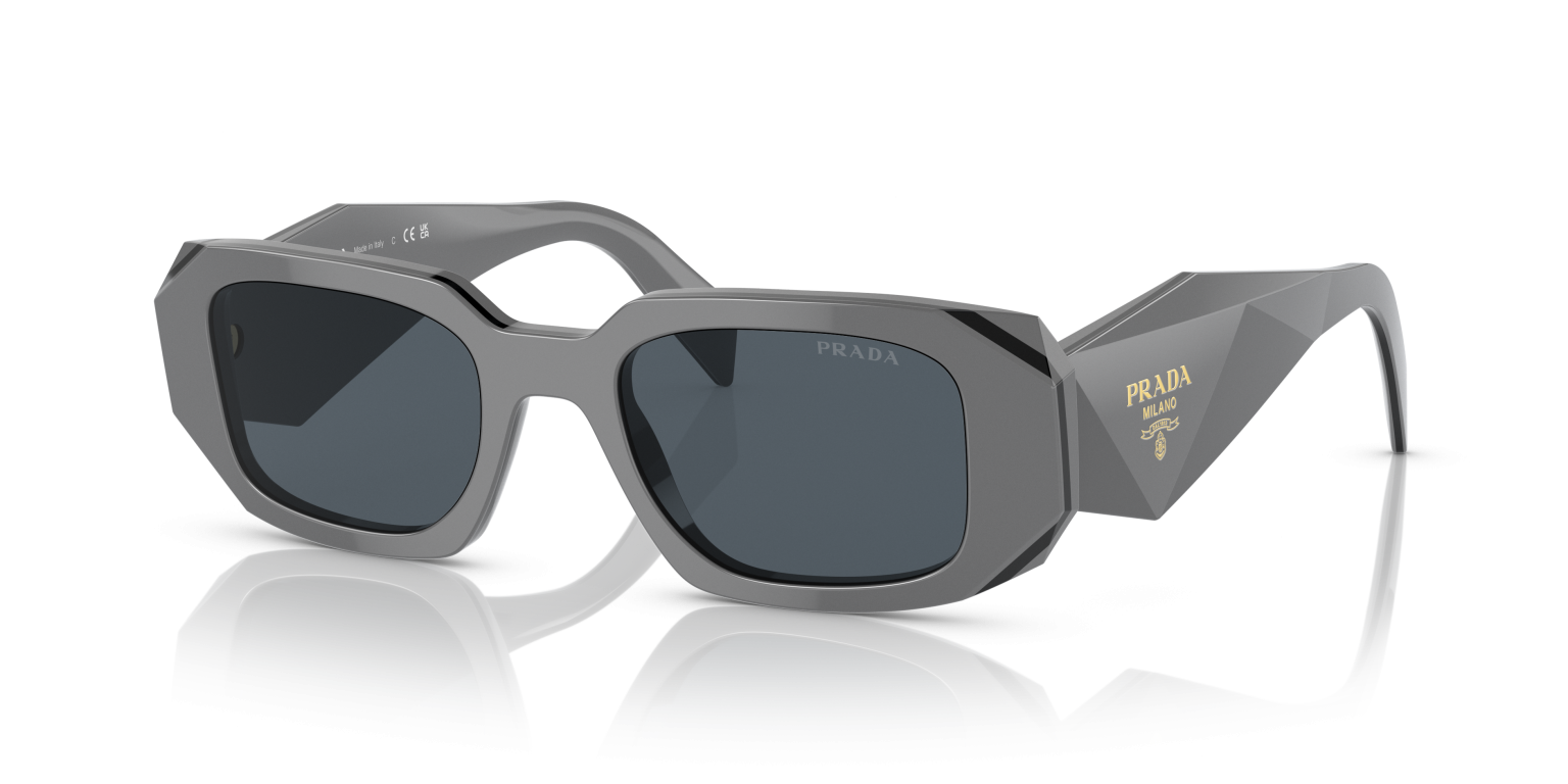 PRADA PR 17WS MARBLE BLACK-DARK GREY SUNGLASSES