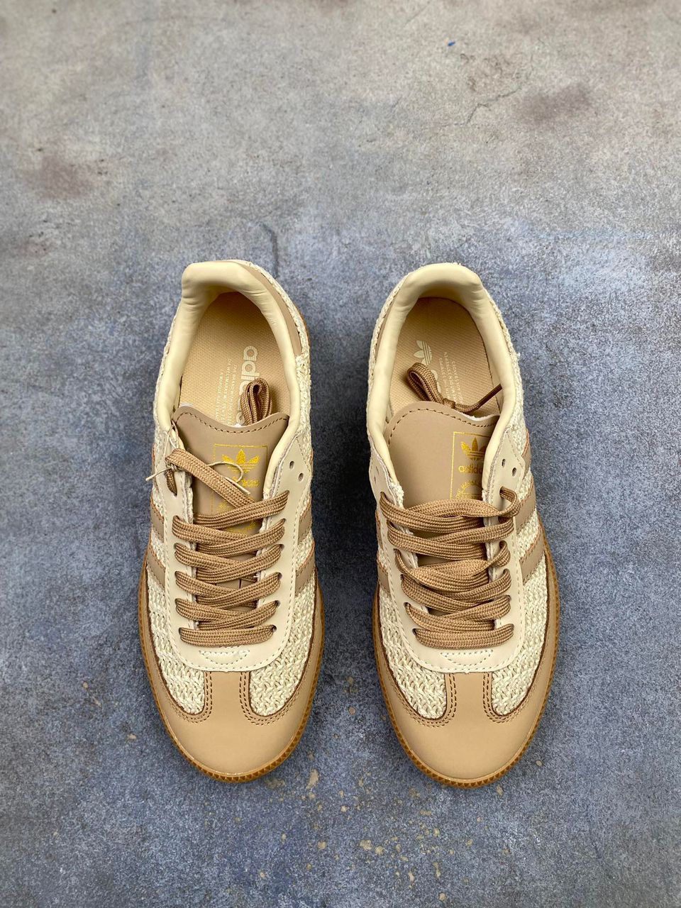 Adidas Samba Tressée Beige