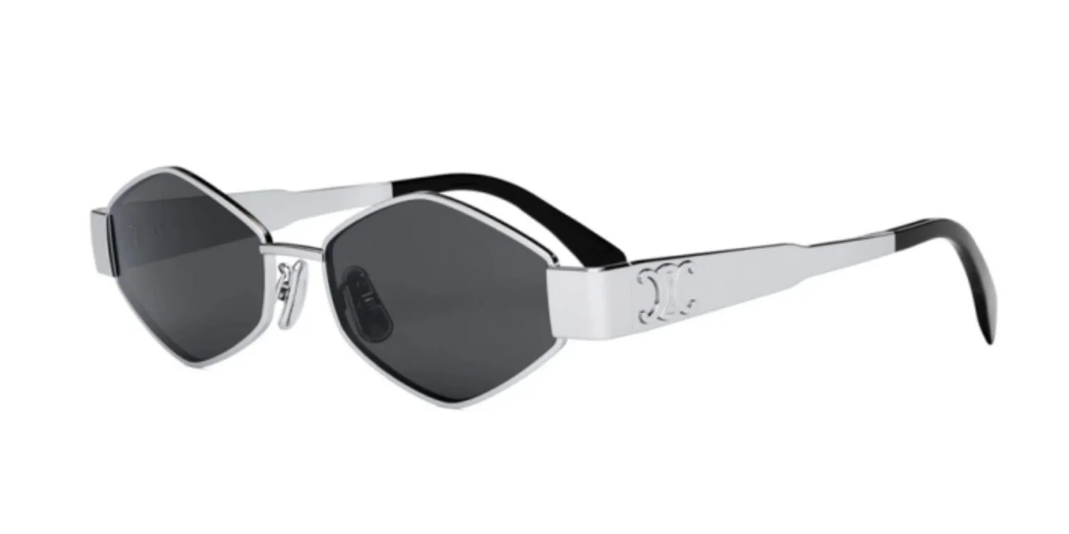 CELINE SUNGLASSES SILVER-GREEN | CELINE CL40254U SLIVER-GREEN