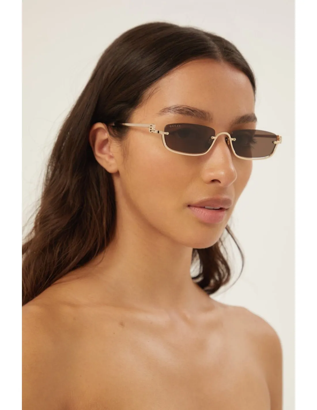 GUCCI SUNGLASSES GOLD-BROWN | GUCCI GG1278S BROWN-GREEN