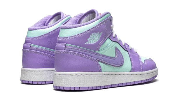 AIR JORDAN 1 MID PURPLE AQUA