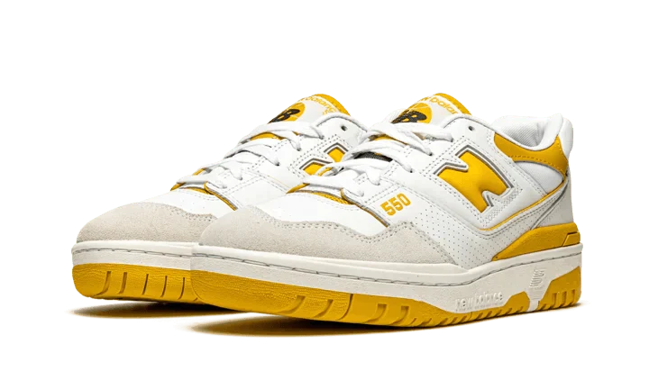 New Balance 550 Sea Salt Varsity Gold