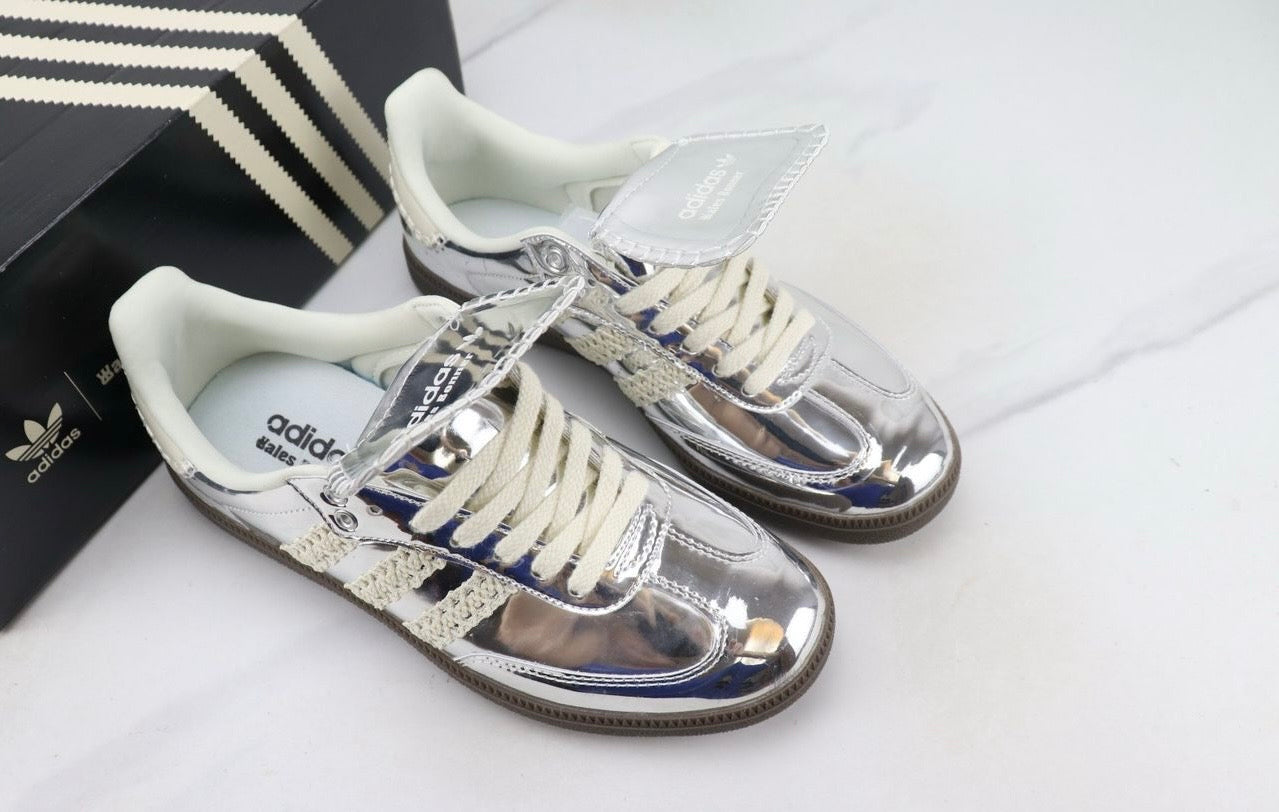 Adidas Samba Wales Bonner Silver | By-Olana Adidas Samba Wales Bonner Silver | By-Olana