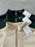 Jacquemus Pull Zippé Noir (vente privée)