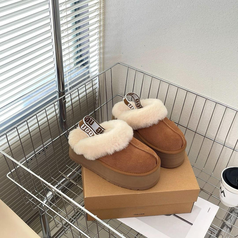 Ugg botte ouverte brown