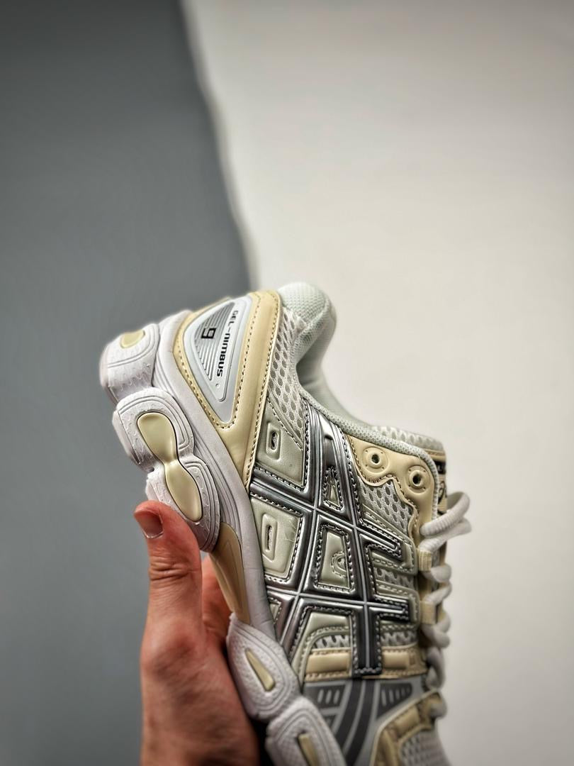 ASICS Gel-Nimbus 9 White Silver Yellow