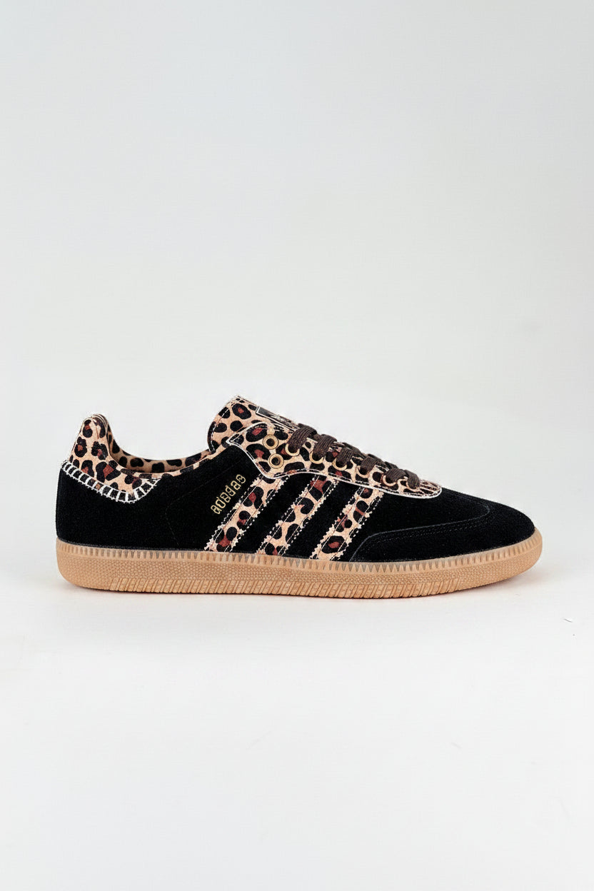 Adidas Samba black leopard