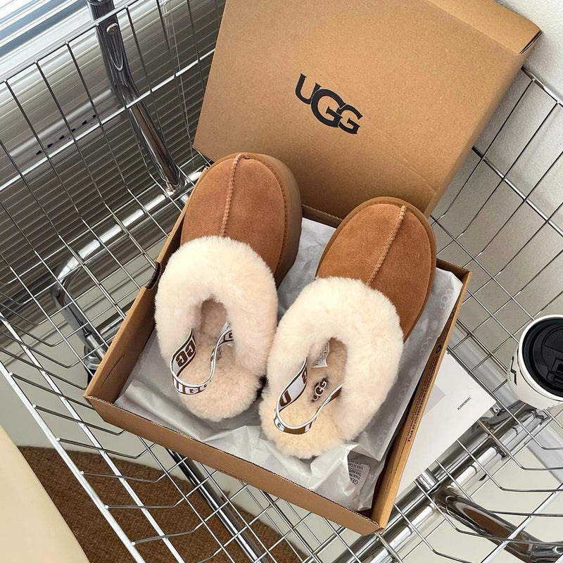 Ugg botte ouverte brown