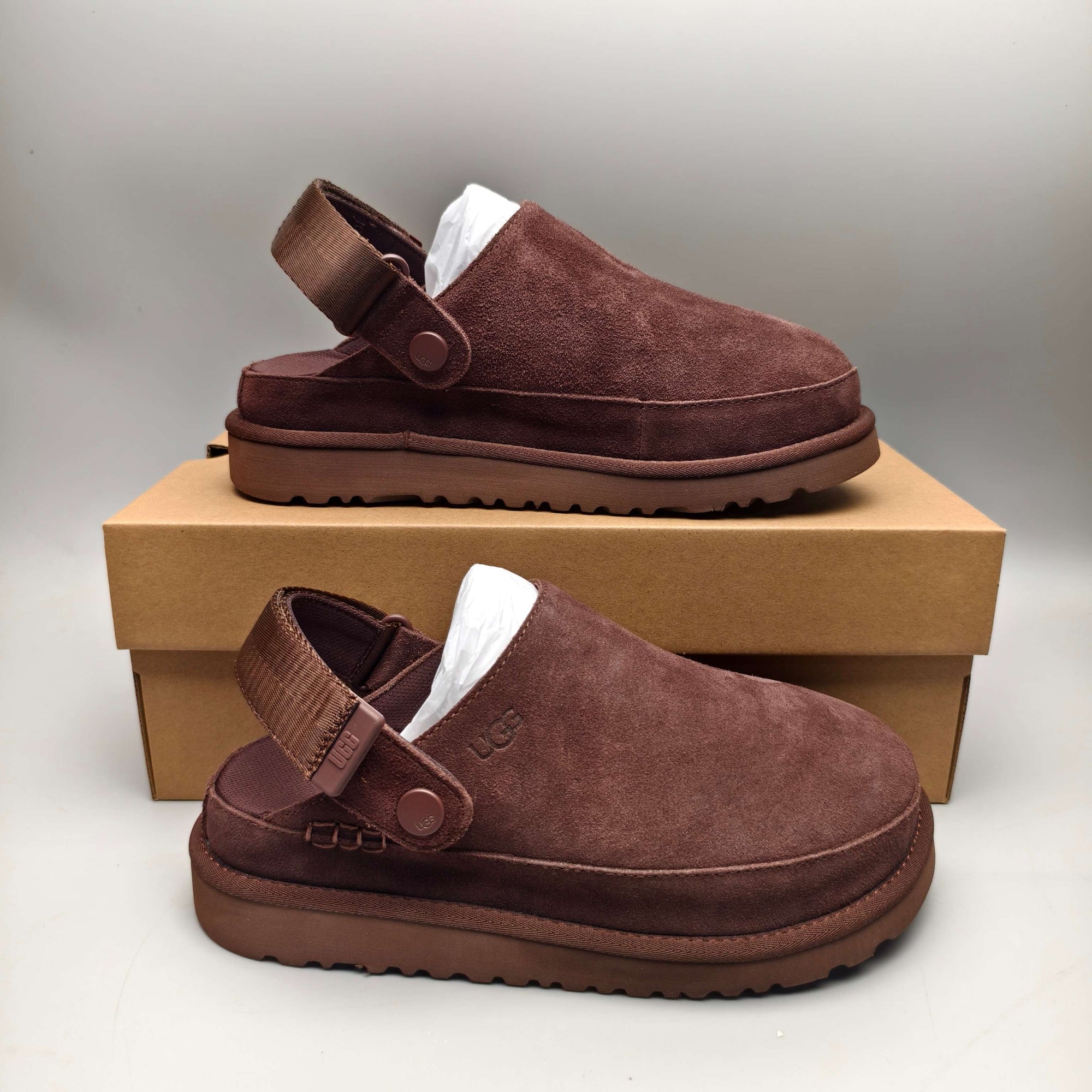 UGG SABOT GOLDENSTAR CHOCOLAT