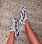 Nike P-6000 / White Varsity Red