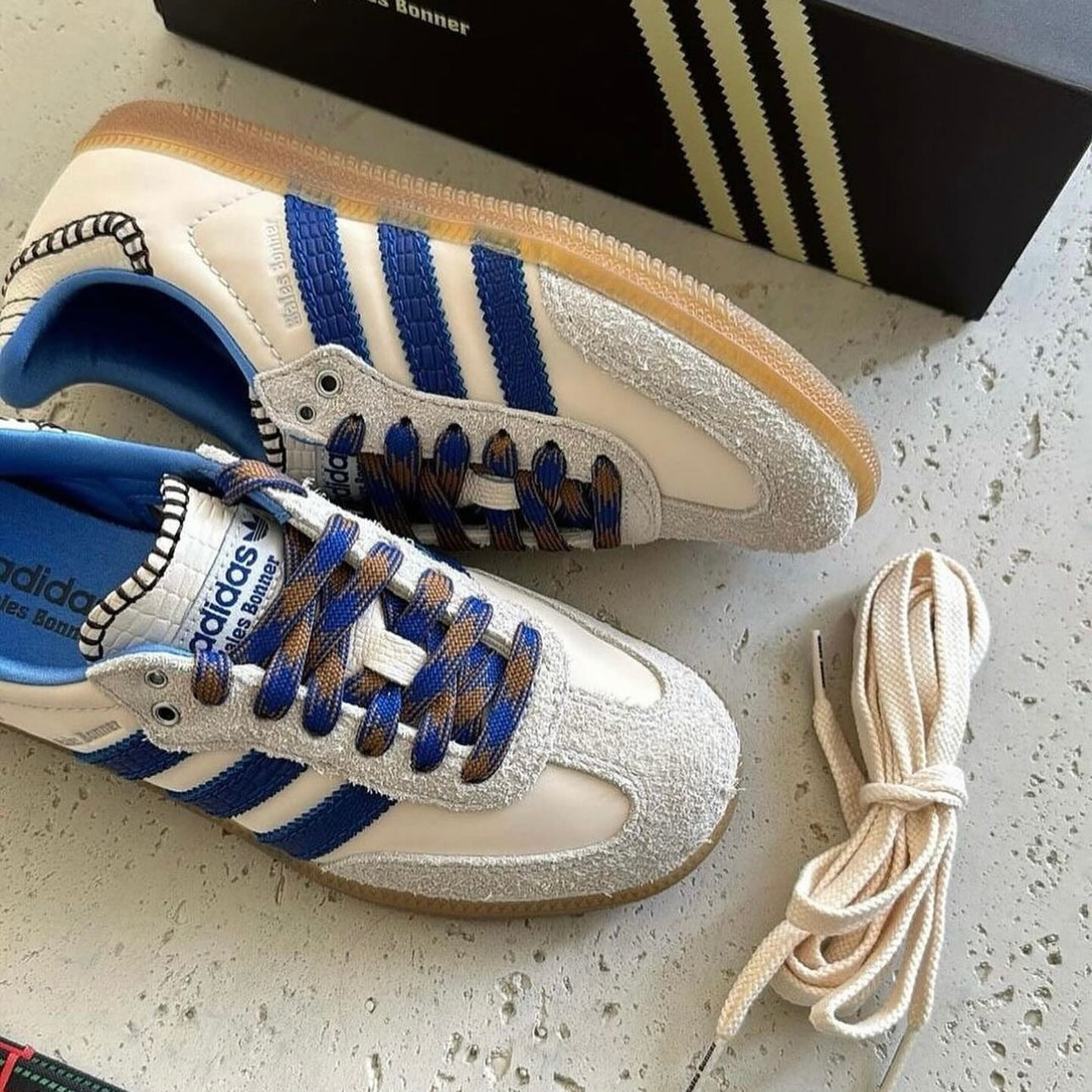 Adidas Samba Nylon Wales Bonner Blue