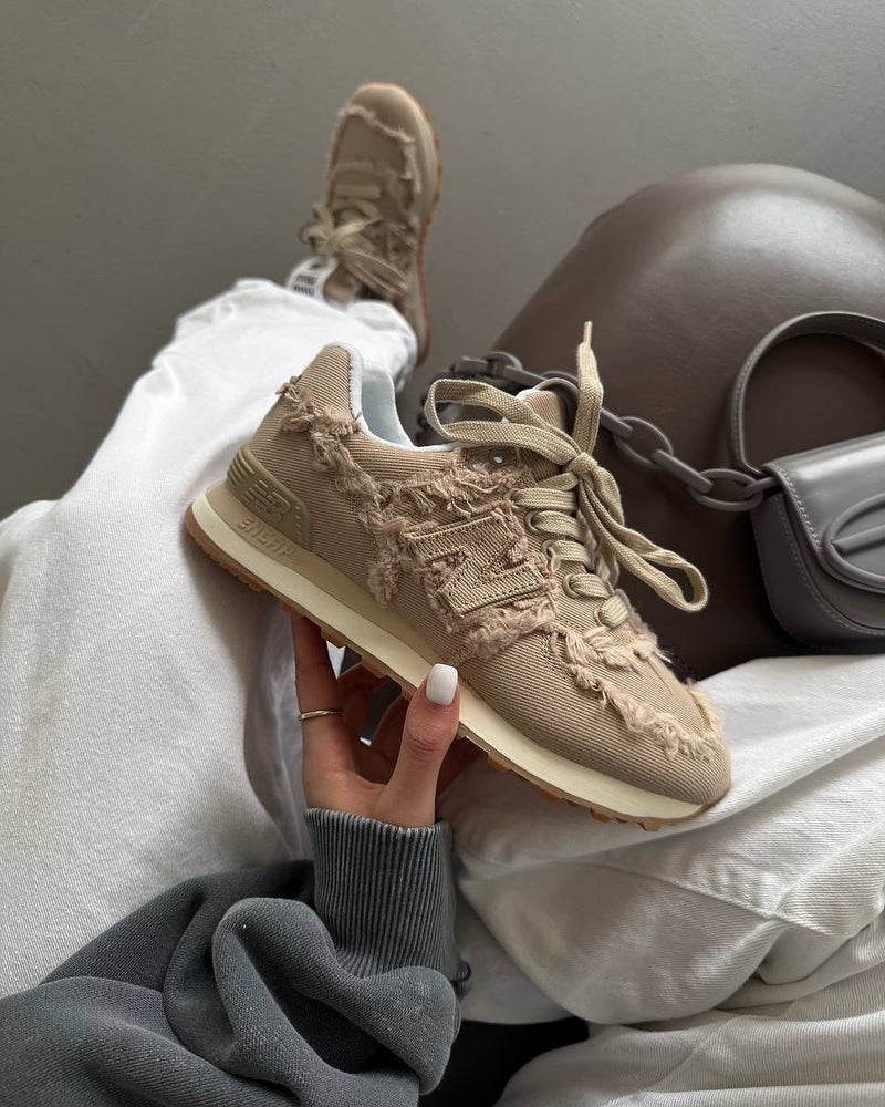 New Balance 574 Miu Miu Denim Brown