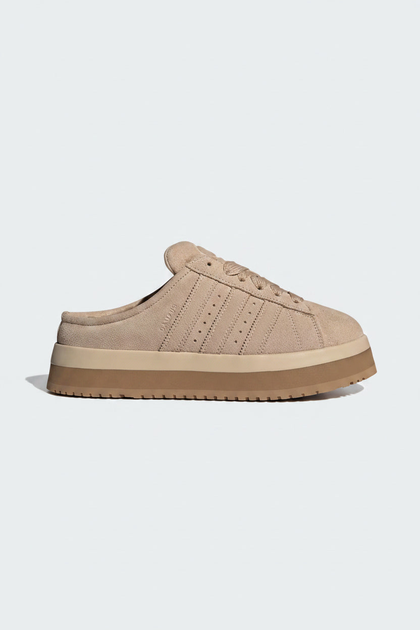 Adidas Campus winter Mule Platform Beige