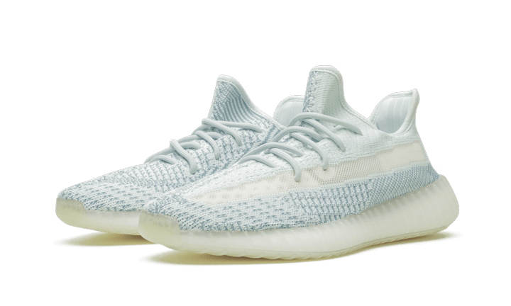 YEEZY BOOST 350 V2 CLOUD WHITE (NON-REFLECTIVE)