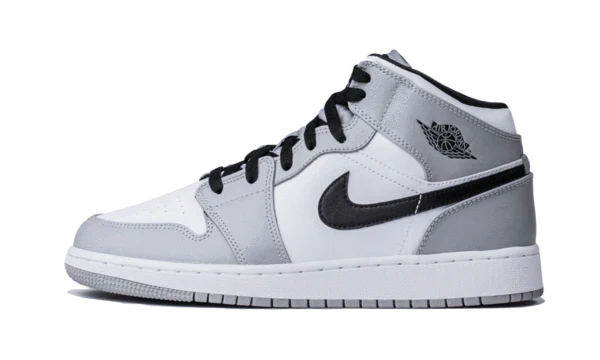 AIR JORDAN 1 MID LIGHT SMOKE GRAY