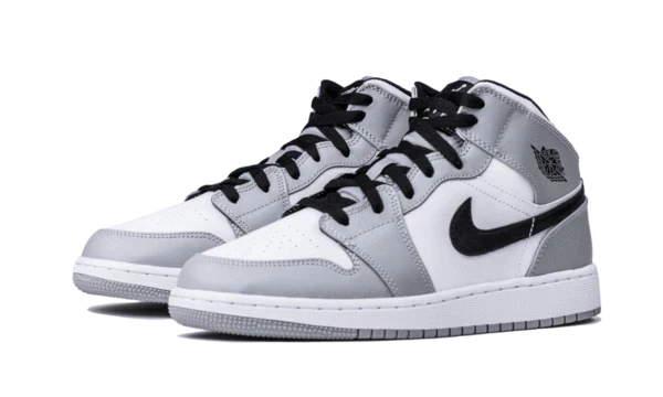 AIR JORDAN 1 MID LIGHT SMOKE GRAY