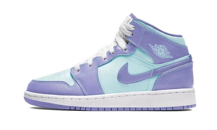 AIR JORDAN 1 MID PURPLE AQUA