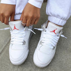 AIR JORDAN 4 TECH WHITE (WHITE OREO)