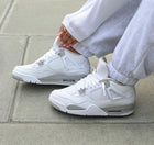 AIR JORDAN 4 TECH WHITE (WHITE OREO)