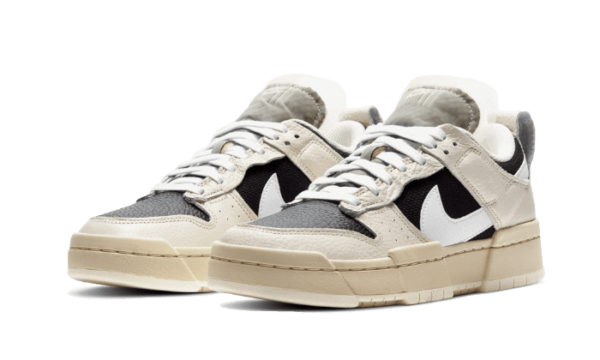 DUNK LOW DISRUPT BLACK PALE IVORY