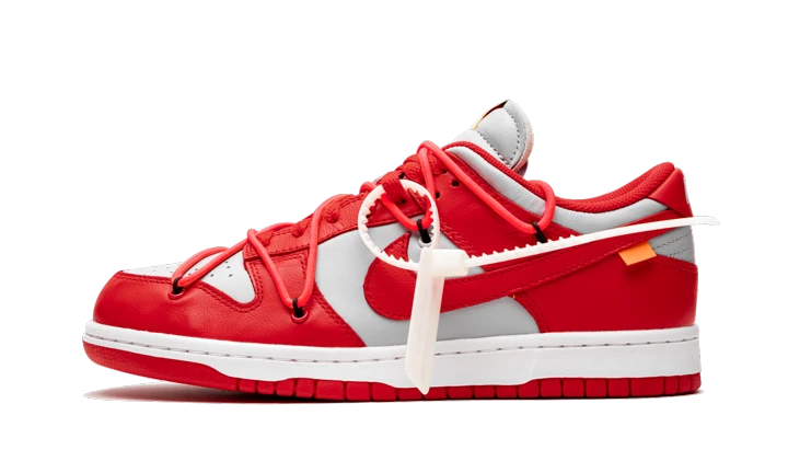 DUNK LOW OFF-WHITE UNIVERSITY RED