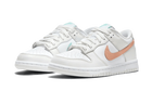 DUNK LOW WHITE BONE PEACH AQUA