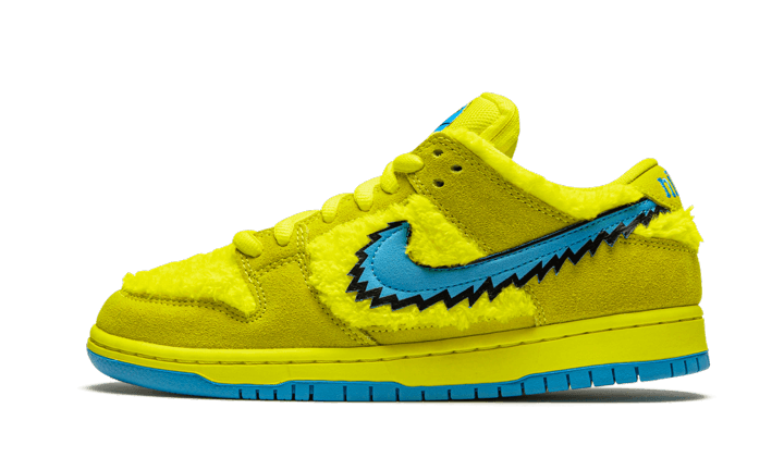 SB DUNK LOW GRATEFUL DEAD BEARS YELLOW